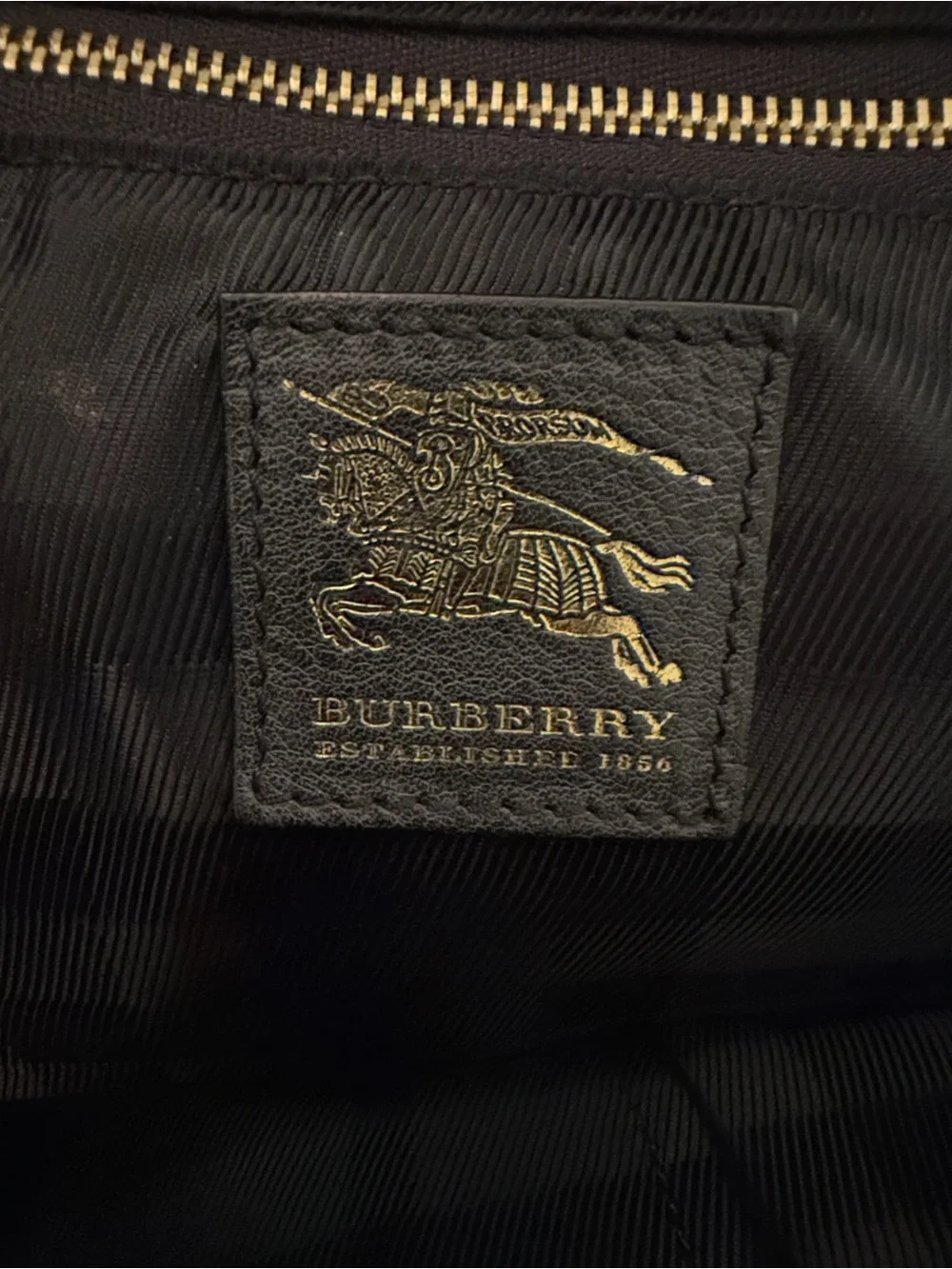 Authentic Burberry Prorsum Brit Quilted Bag.